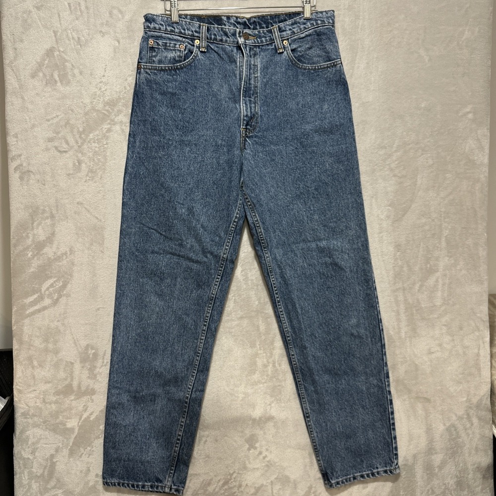 VTG Levi's 550 Relaxed Fit Tapered Leg Men's Jeans Sz 36‎ Stonewash Canada Made